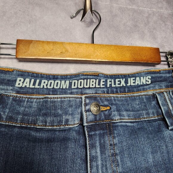 Duluth Ballroom Double Flex Jeans Mens 46x30 Blue Denim Relaxed Fit‎ Workwear - Picture 6 of 16